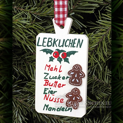 Backbrettchen Christbaumschmuck