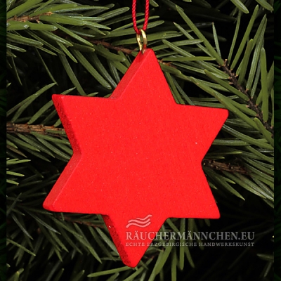 Roter Stern Christbaumschmuck